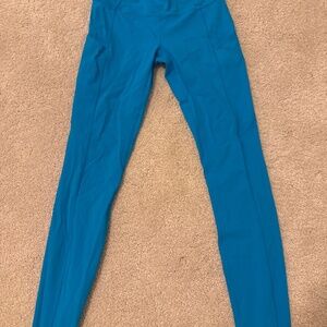 Lululemon align high rise radiant blue leggings with pockets